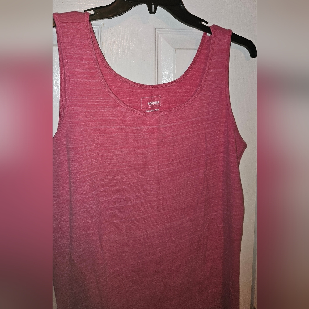 SONOMA GOOD FOR LIFE PINK TANK TOP 1X